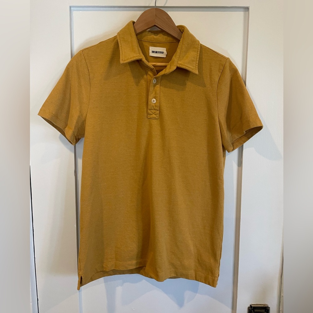 Taylor Stitch - The Heavy Bag Polo in Gold - Small